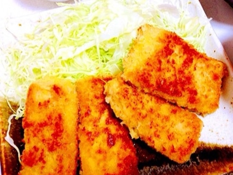 凍り豆腐のフライ 旦那絶賛!!不思議な食感